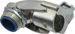 Thomas & Betts - 3/4" Trade, Steel Set Screw Angled FMC Conduit Connector - Insulated - A1 Tooling