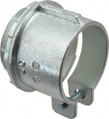 Thomas & Betts - 2" Trade, Malleable Iron Squeeze Clamp Straight FMC Conduit Connector - Noninsulated - A1 Tooling