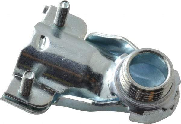 Thomas & Betts - 1/2" Trade, Steel Squeeze Clamp 90° FMC Conduit Connector - Noninsulated - A1 Tooling