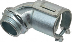 Thomas & Betts - 1" Trade, Malleable Iron Squeeze Clamp 90° FMC Conduit Connector - Noninsulated - A1 Tooling