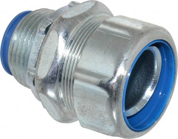 Thomas & Betts - 1" Trade, Steel Threaded Straight Liquidtight Conduit Connector - Insulated - A1 Tooling