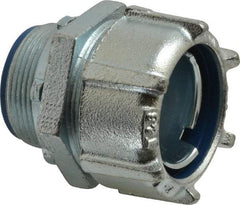 Thomas & Betts - 1-1/2" Trade, Steel Threaded Straight Liquidtight Conduit Connector - Insulated - A1 Tooling