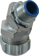 Thomas & Betts - 1/2" Trade, Malleable Iron Threaded Angled Liquidtight Conduit Connector - Insulated - A1 Tooling