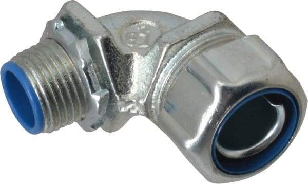 Thomas & Betts - 1/2" Trade, Malleable Iron Threaded Angled Liquidtight Conduit Connector - Insulated - A1 Tooling