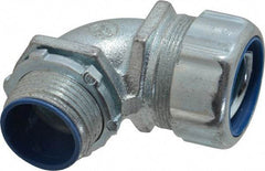 Thomas & Betts - 1" Trade, Malleable Iron Threaded Angled Liquidtight Conduit Connector - Insulated - A1 Tooling