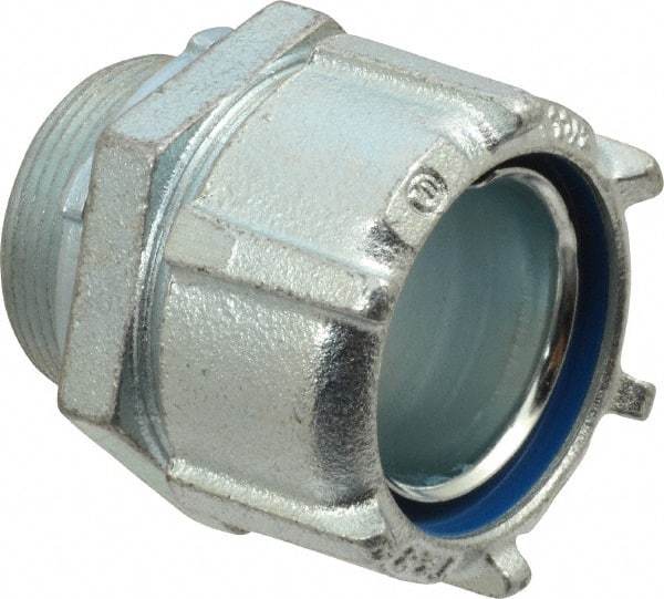 Thomas & Betts - 1-1/2" Trade, Steel Threaded Straight Liquidtight Conduit Connector - Noninsulated - A1 Tooling