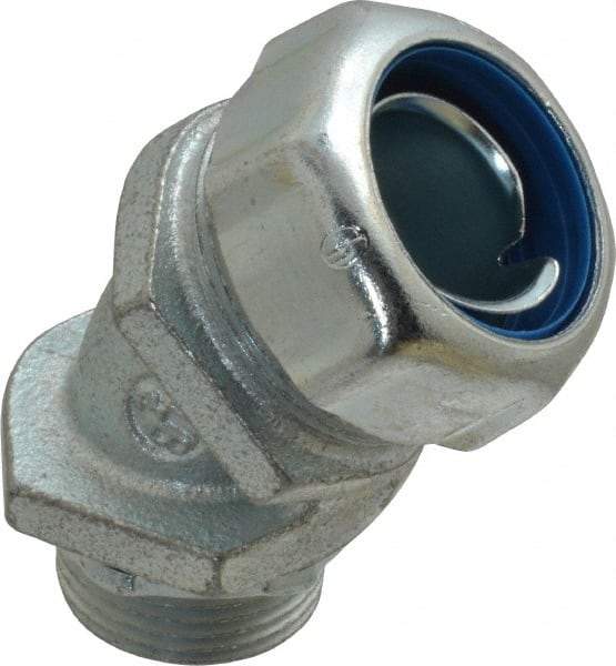 Thomas & Betts - 3/4" Trade, Malleable Iron Threaded Angled Liquidtight Conduit Connector - Noninsulated - A1 Tooling