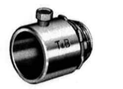 Thomas & Betts - 4" Trade, Malleable Iron Set Screw Straight Rigid/Intermediate (IMC) Conduit Connector - Insulated - A1 Tooling