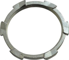 Thomas & Betts - 3" Trade, Malleable Iron Threaded Rigid/Intermediate (IMC) Conduit Locknut - Noninsulated - A1 Tooling