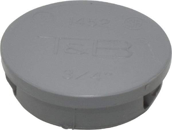 Thomas & Betts - 3/4" Conduit, Electrical Enclosure Thermoplastic Knockout Plug - For Use with Rigid/IMC Conduit, CSA File 4484/CSA LR589/NFPA 70/RoHS Compliant/UL 514B/UL File E13938 - A1 Tooling