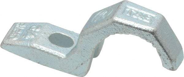 Thomas & Betts - 3/4" Pipe, Steel, Hot Dipped Galvanized" Pipe or Conduit Strap - 1/4" Bolt, 1 Mounting Hole - A1 Tooling