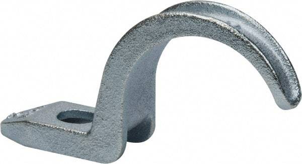 Thomas & Betts - 2" Pipe, Steel, Hot Dipped Galvanized" Pipe or Conduit Strap - 1/2" Bolt, 1 Mounting Hole - A1 Tooling