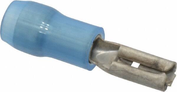 Thomas & Betts - 16 to 14 AWG, Nylon, Fully Insulated, Female Wire Disconnect - 0.11 Inch Wide Tab, Blue, RoHS Compliant, UL 94 V-2 - A1 Tooling