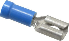 Thomas & Betts - 16 to 14 AWG, Vinyl, Fully Insulated, Female Wire Disconnect - 1/4 Inch Wide Tab, Blue, CSA Certified, RoHS Compliant, UL 94 V-0, UL File E66716, UL Listed - A1 Tooling