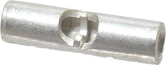 Thomas & Betts - 16 to 14 AWG Compatible, Noninsulated, Crimp-On Butt Splice Terminal - 2 Wire Entries, Copper Contacts, Tin Contact Plating, 0.62" OAL, Blue - A1 Tooling