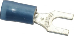 Thomas & Betts - #6 Stud, 18 to 14 AWG Compatible, Partially Insulated, Crimp Connection, Standard Fork Terminal - A1 Tooling