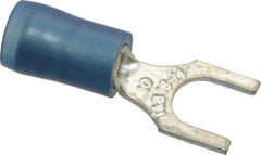 Thomas & Betts - #10 Stud, 18 to 14 AWG Compatible, Partially Insulated, Crimp Connection, Standard Fork Terminal - A1 Tooling