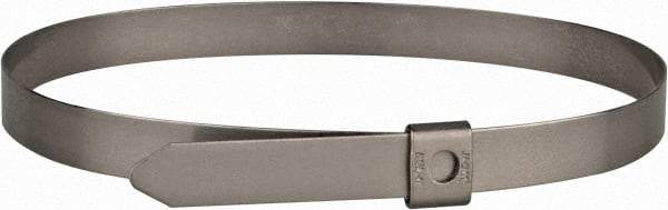 Thomas & Betts - 10" Long Natural (Color) Stainless Steel Standard Cable Tie - 200 Lb Tensile Strength, 0.38mm Thick, 4" Max Bundle Diam - A1 Tooling