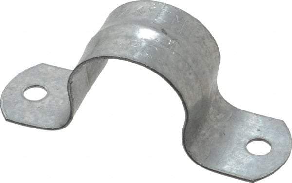 Thomas & Betts - 3/4 Pipe, Steel, Zinc Plated Pipe or Conduit Strap - 2 Mounting Holes - A1 Tooling