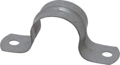 Thomas & Betts - 1 Pipe, Steel, Zinc Plated Pipe or Conduit Strap - 2 Mounting Holes - A1 Tooling