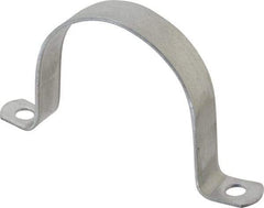 Thomas & Betts - 3-1/2 Pipe, Steel, Zinc Plated Pipe or Conduit Strap - 2 Mounting Holes - A1 Tooling