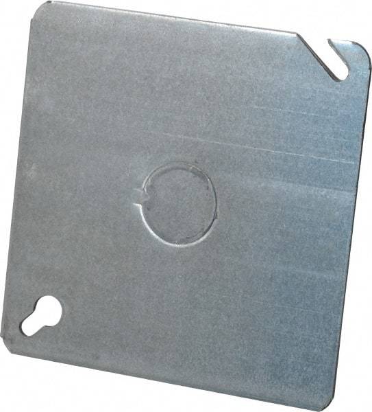 Thomas & Betts - Electrical Outlet Box Steel Face Cover - 4" Overall Width - A1 Tooling