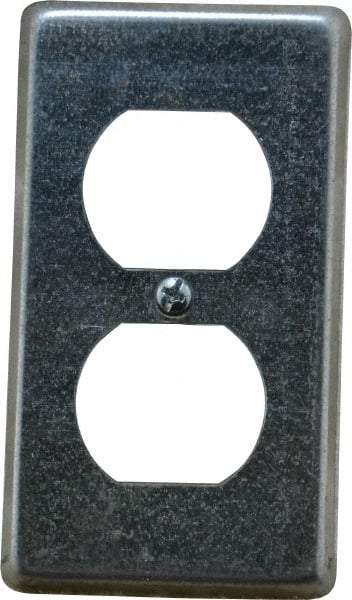 Thomas & Betts - Electrical Outlet Box Steel Device Cover - Includes Phillips Head Screw - A1 Tooling