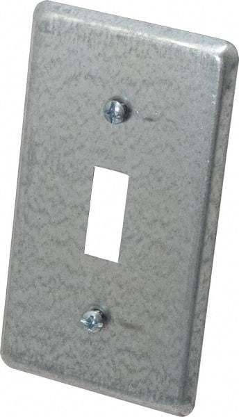 Thomas & Betts - Electrical Outlet Box Steel Device Cover - Includes Phillips Head Screw - A1 Tooling