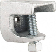 Thomas & Betts - 1" Max Flange Thickness, 3/8-16" Rod Standard Beam Clamp - 1,300 Lb Capacity, Malleable Iron - A1 Tooling