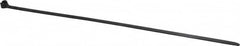 Thomas & Betts - 13.4" Long Black Nylon Standard Cable Tie - 120 Lb Tensile Strength, 1.65mm Thick, 88.9mm Max Bundle Diam - A1 Tooling