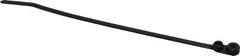 Thomas & Betts - 7.8" Long Black Nylon Mountable Cable Tie - 50 Lb Tensile Strength, 1.4mm Thick, 3-3/8" Max Bundle Diam - A1 Tooling