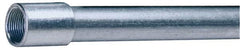 Made in USA - 3/4" Trade Size, 10' Long, Rigid Conduit - Steel, 3/4" ID - A1 Tooling