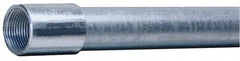 Made in USA - 1" Trade Size, 10' Long, Rigid Conduit - Steel, 1" ID - A1 Tooling