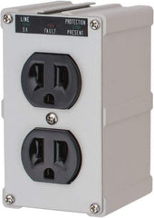 Tripp-Lite - 2 Outlets, 120 Volts, 15 Amps, Power Outlet Strip - Direct Plug-in Mount, 5-15P NEMA Configuration, 4" Strip, CSA Approved, cULus, IEEE 587 Category A Specifications, IEEE 587 Category B Specifications, UL1449 3rd Edition - A1 Tooling