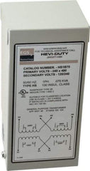 Sola/Hevi-Duty - 1 Phase, 240-480 Volt Input, 120/240 Volt Output, 60 Hz, 0.08 kVA, General Purpose Transformer - 4, 12, 3R, 4X NEMA Rating, 176°F Temp Rise, 4 Inch Wide x 3 Inch Deep x 6 Inch High, Indoor, Outdoor, Wall Mount - A1 Tooling