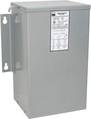 Sola/Hevi-Duty - 1 Phase, 240-480 Volt Input, 120/240 Volt Output, 60 Hz, 5 kVA, General Purpose Transformer - 4, 12, 3R, 4X NEMA Rating, 239°F Temp Rise, 14 Inch Wide x 9 Inch Deep x 17 Inch High, Indoor, Outdoor, Wall Mount - A1 Tooling