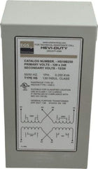 Sola/Hevi-Duty - 120/240 Input Volt, 12/24 Output Volt, 60 Hz, Buck Boost Transformer - 1 Phase, 4 Inch Wide x 4 Inch Deep, cULus Listed E77014 - A1 Tooling