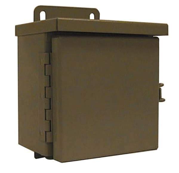 Wiegmann - 21" OAW x 33" OAH Powder Coat Finish Electrical Enclosure Back Panel - 36" x 24" Box, 14 Gauge Steel, Use with B362407CH/B362409CH/B362411CH/N12362406/N12362408/N12362410/N12362412/RHC362412 - A1 Tooling