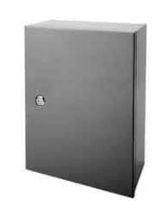 Wiegmann - 21" OAW x 21" OAH Powder Coat Finish Electrical Enclosure Back Panel - 24" x 24" Box, 14 Gauge Steel, Use with B242407CH/B242409CH/B242411CH/LOH242408/N12242406/N12242408/N12242410/N12242412/N12242416/RHC242408 - A1 Tooling