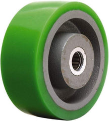 Hamilton - 5 Inch Diameter x 2 Inch Wide, Polyurethane on Cast Iron Caster Wheel - 1,050 Lb. Capacity, 2-1/4 Inch Hub Length, 1/2 Inch Axle Diameter, Straight Roller Bearing - A1 Tooling