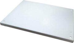 Wiegmann - 17" OAW x 21" OAH Powder Coat Finish Electrical Enclosure Back Panel - 24" x 20" Box, 14 Gauge Steel, Use with B242007CH/B242009CH/LOH242008/N12202406/N12202408/N12242006/N12242008/N12242010/N12242012/N12242016/RHC242008 - A1 Tooling