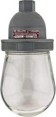 Hubbell Killark - 120 VAC, 150 Watt, Incandescent Hazardous Location Light Fixture - Dust Ignition, Aluminum Alloy Housing, 4-1/2" Wide x 9-5/8" High - A1 Tooling