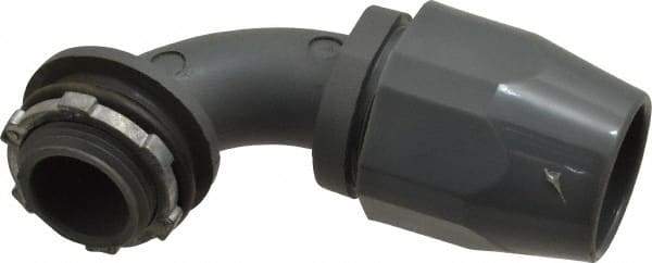 Thomas & Betts - 3/4" Trade, Thermoplastic Threaded Angled Liquidtight Conduit Connector - Insulated - A1 Tooling