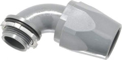 Thomas & Betts - 1" Trade, Thermoplastic Threaded Angled Liquidtight Conduit Connector - Insulated - A1 Tooling