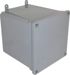 Thomas & Betts - Thermoplastic Junction Box Enclosure Screw Flat Cover - NEMA 4, 4X, 6" Wide x 6" High x 6" Deep, Corrosion Resistant - A1 Tooling