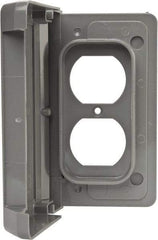 Thomas & Betts - Electrical Outlet Box Polycarbonate Duplex Receptacle Cover - A1 Tooling