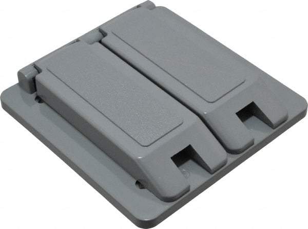 Thomas & Betts - Electrical Outlet Box Polycarbonate Duplex Receptacle Cover - A1 Tooling