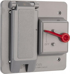 Thomas & Betts - Electrical Outlet Box Polycarbonate Combination Toggle with GFI Cover - A1 Tooling