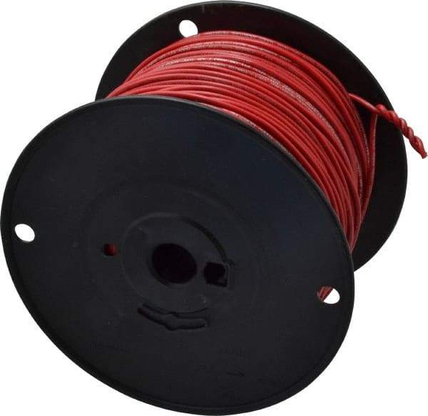 Southwire - 18 AWG, 16 Strand, Red Machine Tool Wire - PVC, Acid, Moisture and Oil Resistant, 500 Ft. Long - A1 Tooling