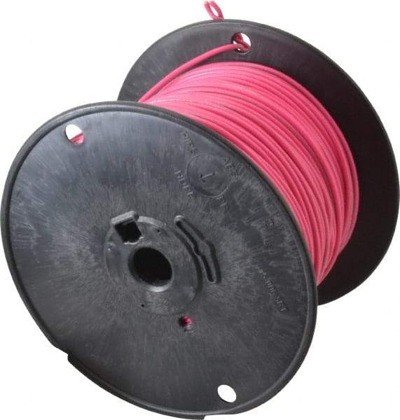 Southwire - 18 AWG, 16 Strand, Pink Machine Tool Wire - PVC, Acid, Moisture and Oil Resistant, 500 Ft. Long - A1 Tooling